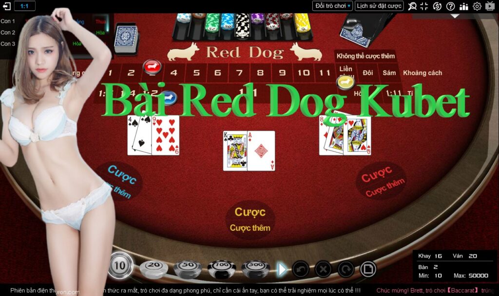 Hướng dẫn chơi Red Dog trên JCbet