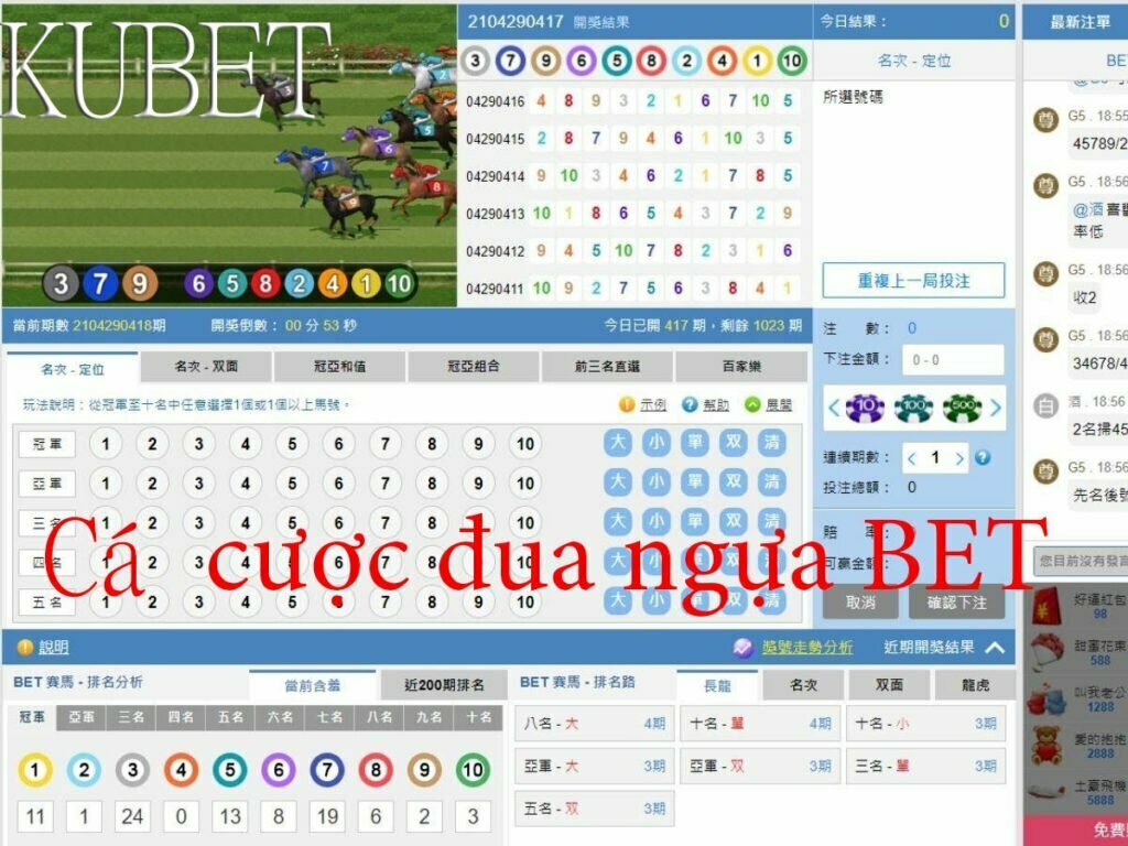 cá cược đua ngựa bet JCbet