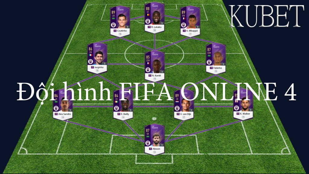 đội hình fifa online 4