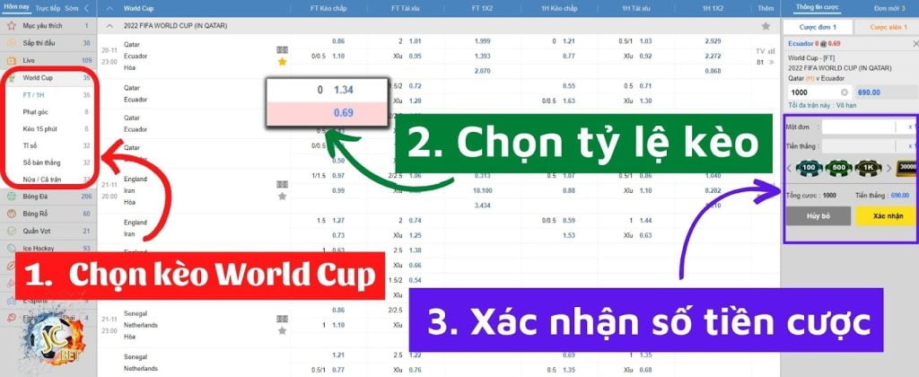 Cá cược World Cup